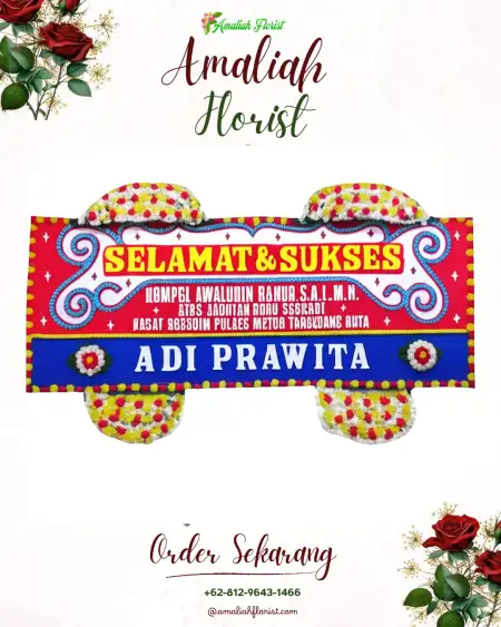 Papan Bunga Ucapan Selamat 15 Ulu